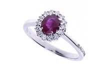 Anello Salvini Donna Love For Colour in Oro bianco Rubino 0.54 Ct 20080377 - 20080377